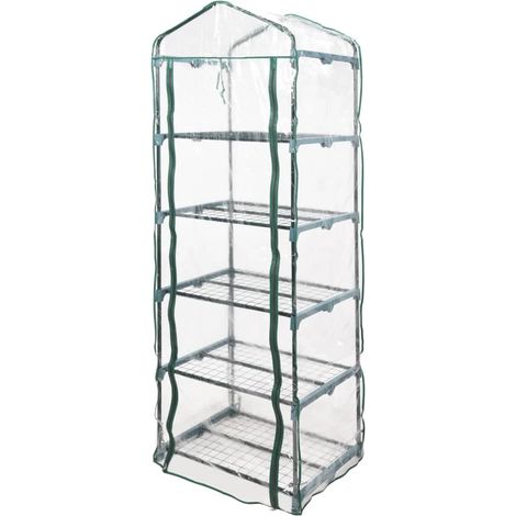 FLO Rechthoekige Kweekkas Met 5 Capas – Broeikas – PVC – 69 x 49 x 200 cm (1/2)
