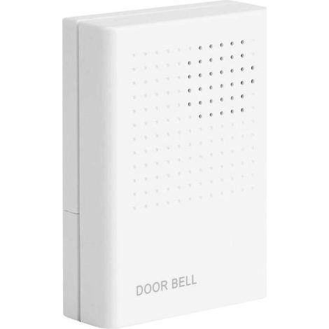 Compact Wall-Mounted Extendable CBL Door Chime with Security Bell for Home Use with Volume, White (1/5)