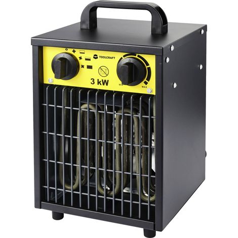 [GEBRAUCHT] B-Ware Toolcraft Bauheizer Heizlüfter 3000W Gebläseheizer IP24 Überhitzungsschutz
