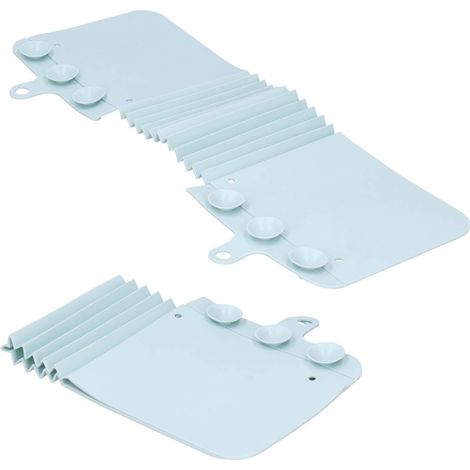 Sink Protector with Suction Cups, Foldable Water Deflector Panel for Kitchen Sink Splash Guard (1/5)