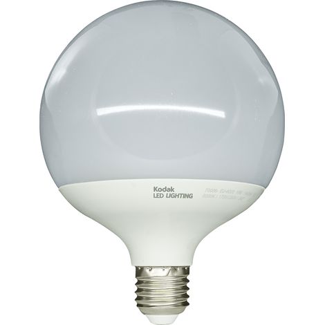 Lampadina Led SMD 15w Luce Calda Attacco E27 Globo G129 KODAK 70006-EU-2700