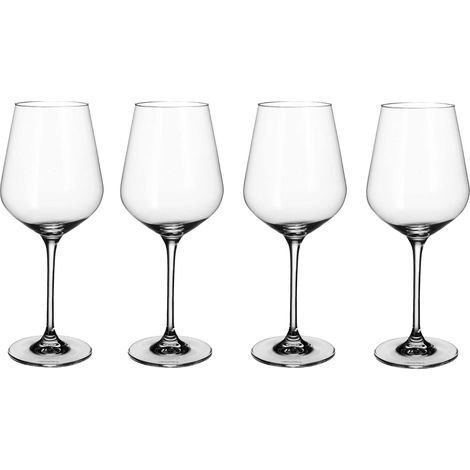 Villeroy & Boch La Divina set di bicchieri da vino rosso, 650 ml, 4 pezzi, cristallo, trasparente (1/2)
