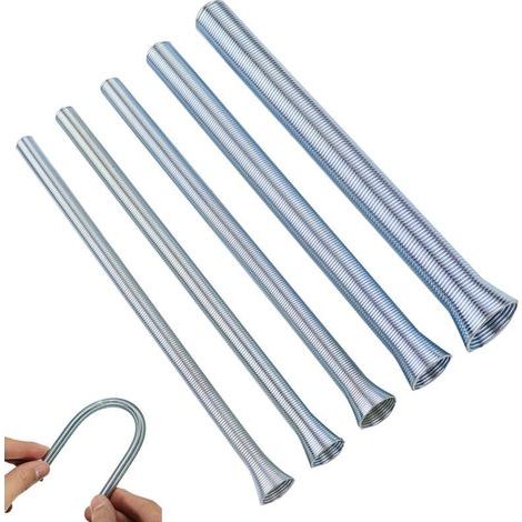 5 Pièces Ressort De Cintreuse, Cintreuses De Tubes à Ressort, Cintreuse a Ressort Tuyau En Cuivre, Flexibles Accessoires De Cintrage, Pour Tuyau En Aluminium Et Cuivre (1/4)