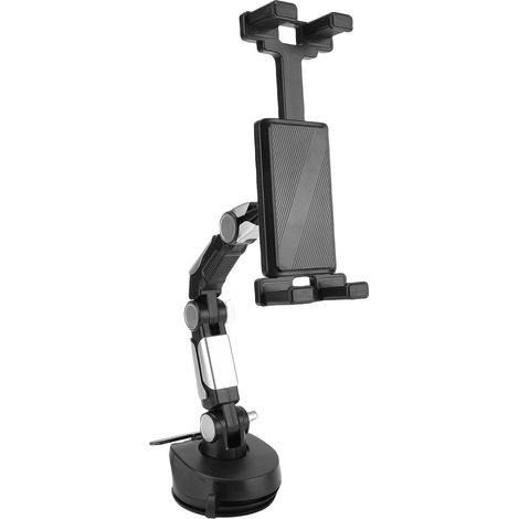 Support pour Téléphone De Voiture, Base À Ventouse Puissante, Bras Télescopique De 15 Cm, Vue À 360°, Support Universel pour Tableau De Bord Ou Pare-Brise (1/5)