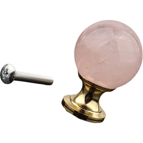Bouton rond en cristal pour coiffeuse, poignée de porte meuble (1/5)