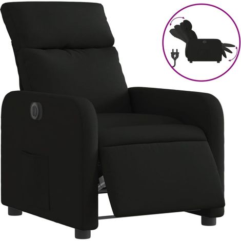 Maison Exclusive - Relaxsessel Elektrisch Schwarz Stoff