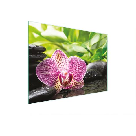 Glasschneidebrett 30x22 Orchidee (1/5)