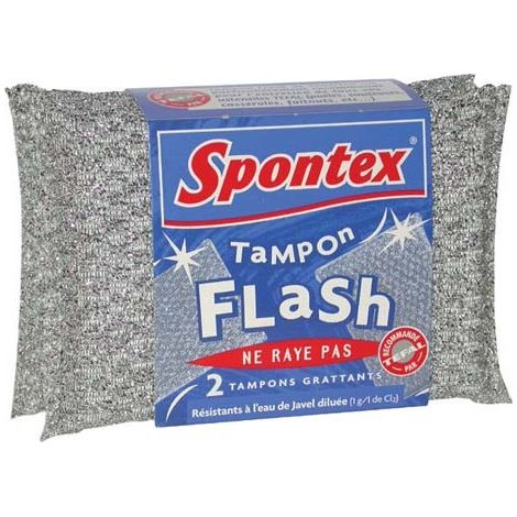 SPONTEX - Tampon grattan.s/rayer x2 spontex 3160