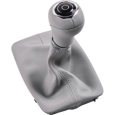 Pommeau de levier de vitesses avec soufflet A2042672310 pour Mercedes-Benz Classe C/E GLK C180 E200 GLK300 W204 W212 W207 Gris (1/5)