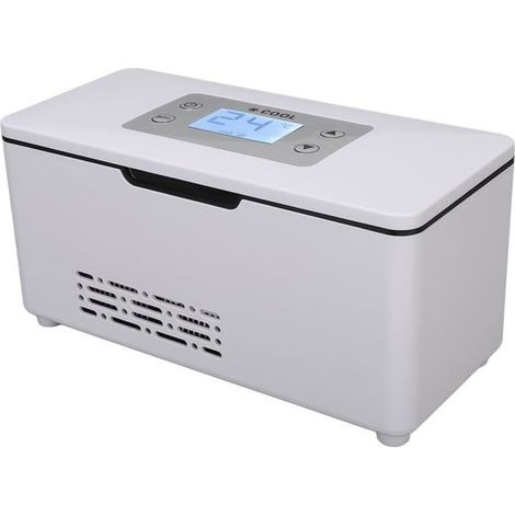 Bote de réfrigérateur à insuline Botier refroidisseur d\'insuline Portable USB, Mini affichage LED à hygiene corps