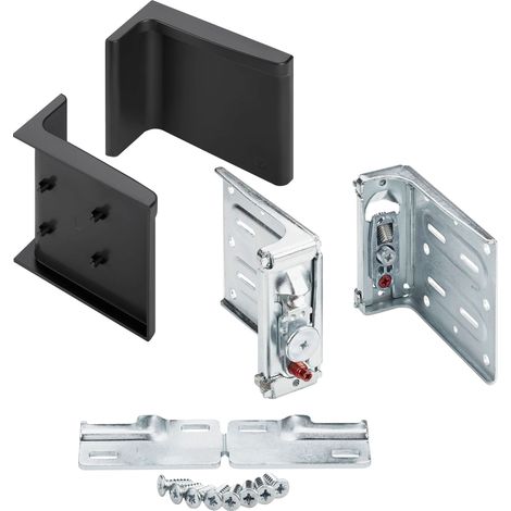 LIBRA H11 Schrankaufhänger anthrazit für schwere Hängeschränke Tragkraft/Stück bis 160 kg Aufhänger Schrankaufhängung Halter Hängeschrankaufhänger Unterschrankaufhänger von SOTECH (1/3)