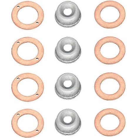 Kit de joints d'injecteurs pour moteurs Kubota D1105 V2203 D905 D1005 V3 : joint 19077-53650, 15841-53622, 15221-94020 (HwyS) (1/5)