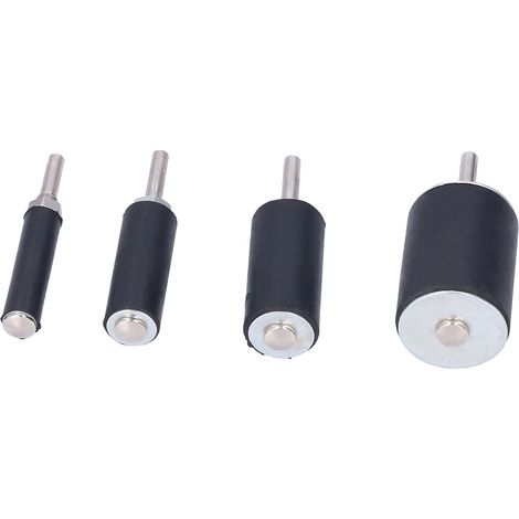 Lot de 16 manchons abrasifs pour ponceuse à tambour, grains 60/80/120, décapage rouille et polissage, bagues de ponçage cylindriques, kit complet. (1/5)