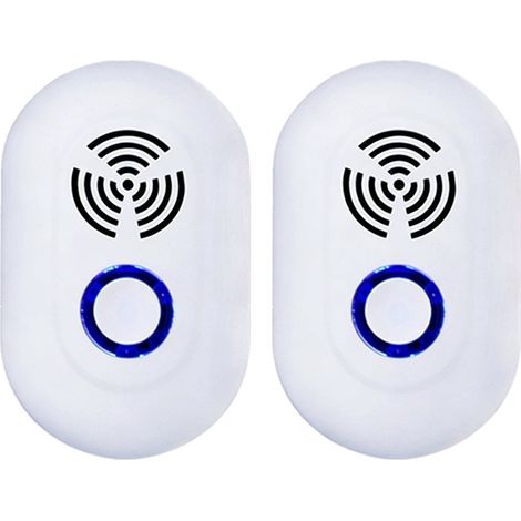 Modèle 806,Répulsif Ultrasons Ondes Electromagnétiques avec Contre Les Insectes - Veilleuse Anti-Moustique Electrique (1/5)