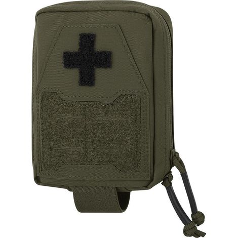 Erste-Hilfe-Tasche mit Tourniquet-Halter, MOLLE-Befestigung, Ranger Green
