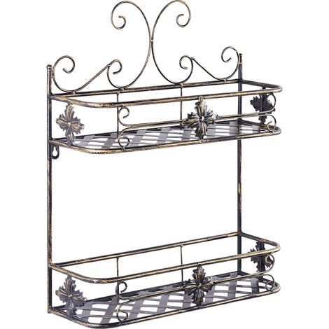 Wall Shelf MARAYES Metal Black