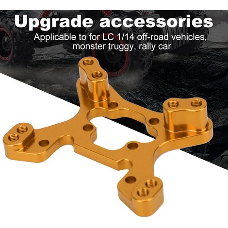 Tours de choc avant en alliage pour Monster Truggy LC 1/14, pièces rallye voiture (1/2)