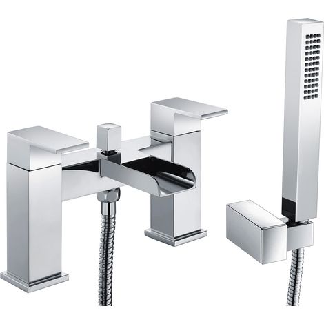 Chrome Waterfall Bath Shower Mixer Tap