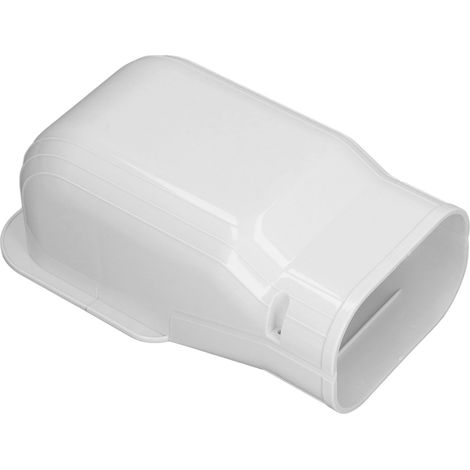 Cache-tuyau en PVC pour climatisation, adapté aux systèmes de climatisation intérieurs et extérieurs. (1/5)