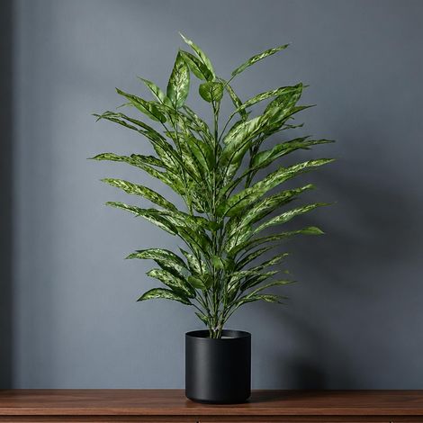 80cm Fire Retardant Aglaonema Bush with 72 Leaves - Premium Quality (1/3)