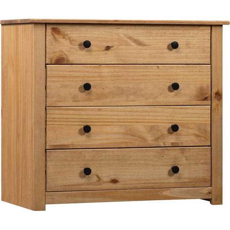 Armoire latérale-Meuble de rangement 80x40x73 cm Pin Assortiment Panama 304076 (1/5)