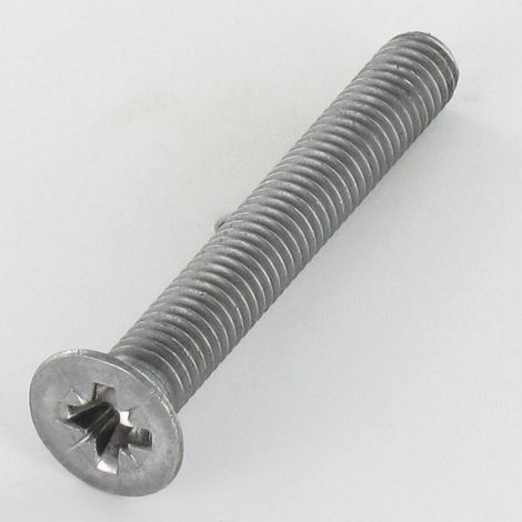 Vis métaux Tête fraisée Pozi N°2 M5X55 Acier brut-1 pièce