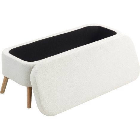 Établi de rangement blanc crème 65 L 120 x 42 x 45 cm