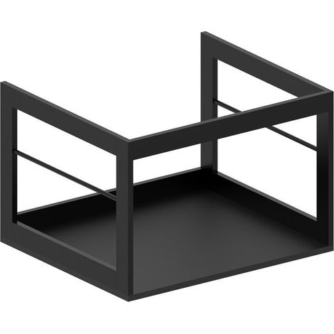 NUBES/NORM structure de lavabo 60x50cm, noir mat (1/3)