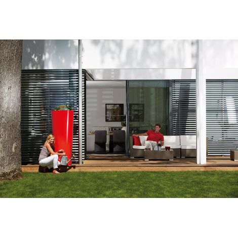 GARANTIA COLOR 2in1 Regentonne 350 Liter tomato inkl. Pflanzschale