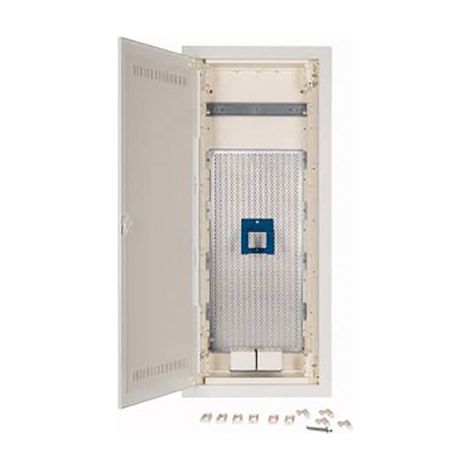 Eaton Petit distributeur pour murs creux , Multimédia , 5 rangées , porte en tôle d'acier plate WLAN, 302424 (1/3)