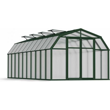 Greenhouse Hobby Gardener 8 x 20 - Polycarbonate - L641 x W266 x H208 cm