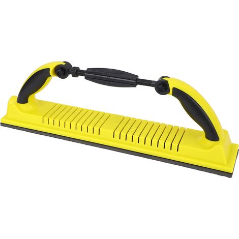 Bloc de lime à poncer à main, support auto-agrippant, rayon ajustable, lime flexible pour le polissage de voitures et le travail du bois. (1/5)