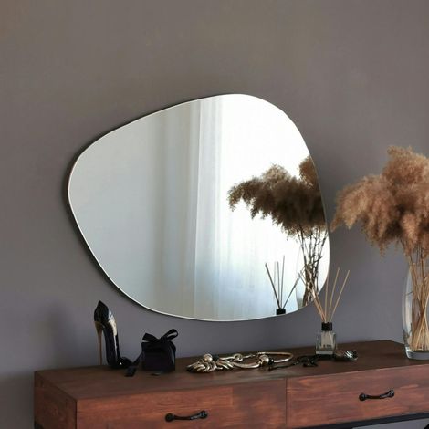 Miroir mural organique forme galet 90 cm - style design CODY (1/5)