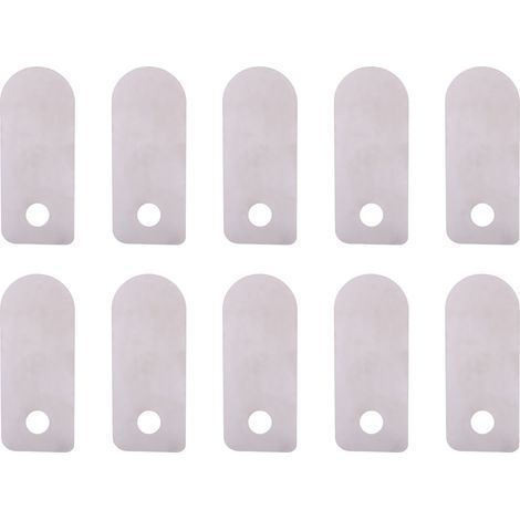 Valve Plate Air Compressor, 10 pieces, Oil-Free Silent Machine, Aluminum Replacement Accessories (short 13x33mm) (1/5)