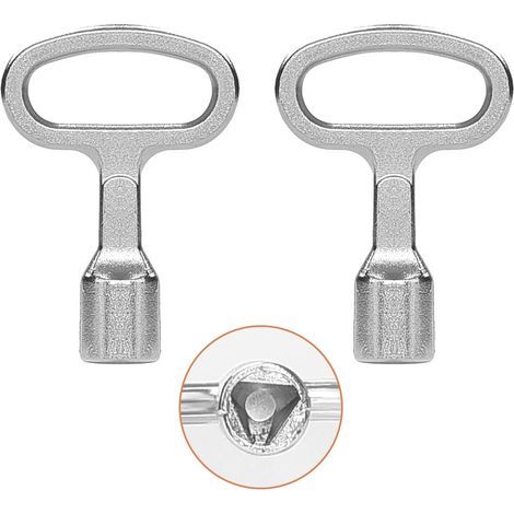 Triangular Keys, Zinc Alloy, D-Handle, For Electrical Box, Gas, Water Meter, Cabinet (1/5)