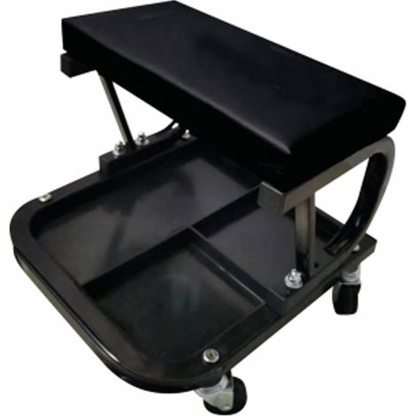 Taburete de Taller para mecánico con Ruedas con Bandeja de Almacenamiento para Herramientas,ideal para Taller , Garaje Coche,Bricolaje y mantenimiento doméstico