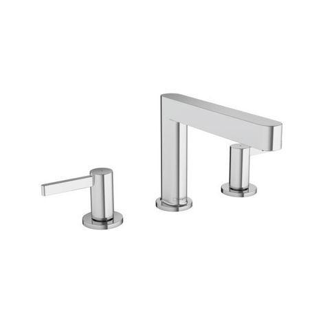 hansgrohe Finoris 3-Loch Waschtischarmatur 110 mit Push-Open (1/5)