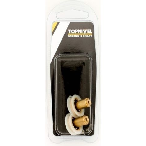 Rueda Mampara Rodamiento Metalico 22Mm Nv107612 Con Tornillo