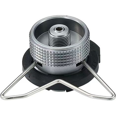 Adaptateur réchaud camping gaz cartouche étanche pour barbecue extérieur pique-nique avec support pour bouteille longue Z10 (1/5)