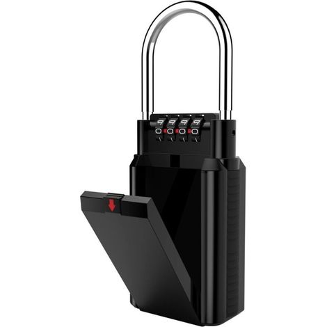 Cassetta di sicurezza per chiavi con serratura a combinazione a 4 cifre impermeabile, ideale per magazzini, porte, garage e uscite di emergenza - AquaForge (1/5)