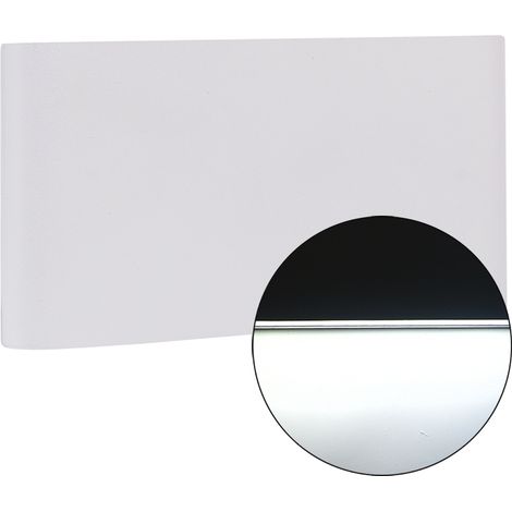 APPLIQUE LED RETTANGOLARE SILM 16W LUCE FREDDA 6500K° - DESIGN ELEGANTE IN ALLUMINIO BIANCO (1/5)
