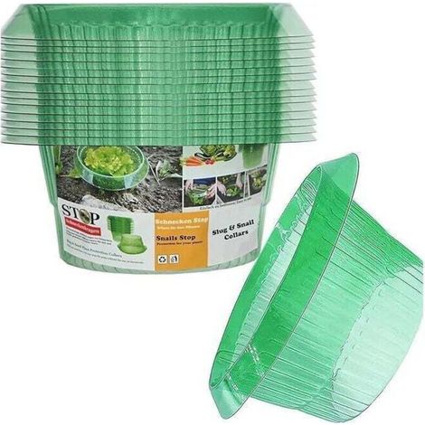 [Juego de 15] Proteja sus ensaladas y repollos de babosas y caracoles - Proteja sus plantas de los ataques de animales