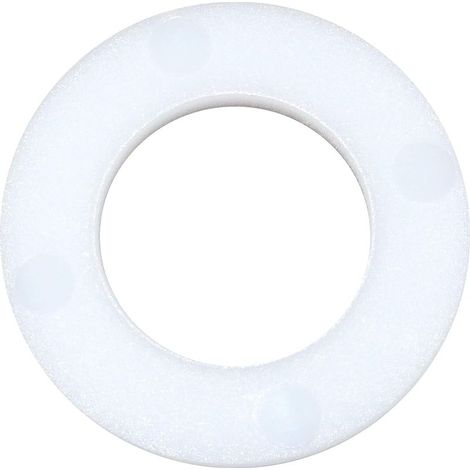C48564 - Lot de 100 Rondelles plates en polyamide/PA/nylon M8 Ø extérieur 16mm épaisseur 1.7mm - DIN 125 (1/2)