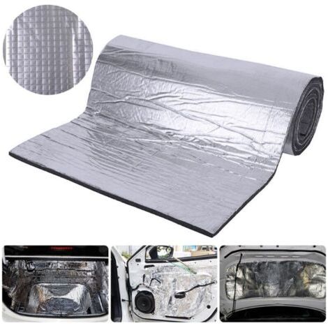 Tapis d’Isolation Acoustique pour Voitures 50x100cm, 10MM Mousse insonorisante insonorisation phonique, étanche Isolation Acoustique de Bruit et insonorisation (1/4)