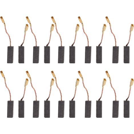 de 20 balais de charbon moteur 5x8x15mm en cuivre pour