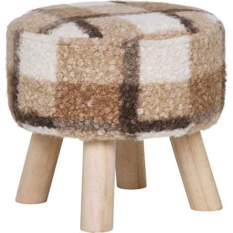 Pouf cosy ABERDEEN-Marron (1/4)