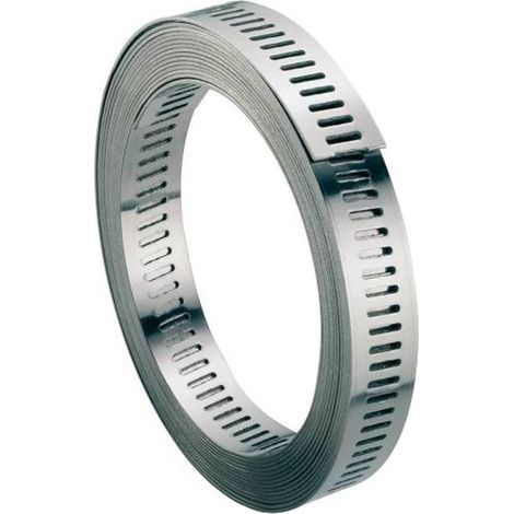 ACTON - Bande Perforée - Support Réglable Et Perforé Pour Installations Électriques Et Tuyauterie - 30 m - 8 mm - Acier W4 (1/4)