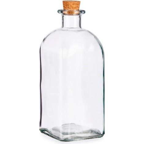 BOTELLA FRASCA VIDRIO + TAPON 1 LITRO VIVALTO (1/2)