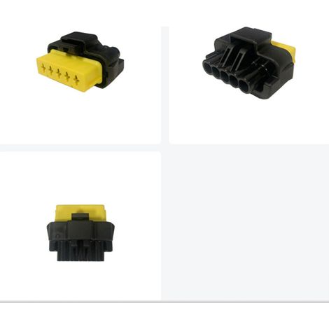 Aptiv delphi 211PC053S4030 Connettore automobilistico 5W femmina HSNG giallo termine 2,8mm