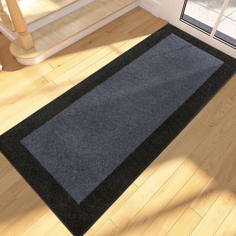 1 Paillasson, 60x150 cm, Microfibre, Antidérapant, Absorbant, Intérieur, Entrée, Cuisine, Couloir